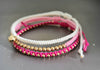 Set Of 3 Wax Cord Color Adjustable Slide Lock Brass Hippie Bracelet Anklets, Unisex Bracelets, Women Anklet, Beaded Bracelets