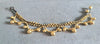 Brass Beaded Jingle Bells Moving Jewelry Women Bracelet Anklet, Bells Bracelets, Bells Anklets, Beaded Bracelets, Brass Anklets, Brass Beads