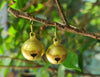 20mm Brass Bells Dangle Women Earring, Brass Bells, Earrings, Gift for Girls