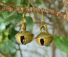 Brass Bells flower Jingle Dangle Earrings, Women Earring, Brass Bells