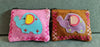 Jewelry Pouch , Set of 4 Handmade Cotton Elephant Coin Purse,Gift, Women ,Elephant Pouch