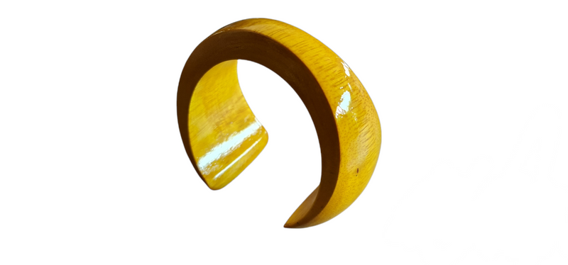 Hand Painted Mango Wood Cuff Bangle
