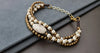 Turquoise Howlite brass Chain Bracelet,Unisex Jewerly Bracelet, Chain Bracelet, Women Bracelet, Beaded Bracelet