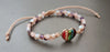 Women Chakra Heart Charm Adjustable Jewelry Bracelet Anklet,Chakra Bracelet, Unisex Bracelet, Heart Bracelet