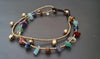 Women Jewelry Chakra Brass Chain Stone Bracelet Anklet, Beaded Bracelet,Women Bracelets