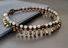Bohemian Amazonite  Water Drop Brass Bracelet Anklet, Women Anklet, Brass Drop